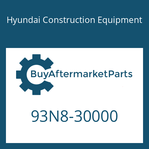 93N8-30000 Hyundai Construction Equipment PARTS MANUAL