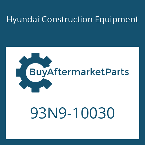 93N9-10030 Hyundai Construction Equipment DECAL-MODEL NAME LH