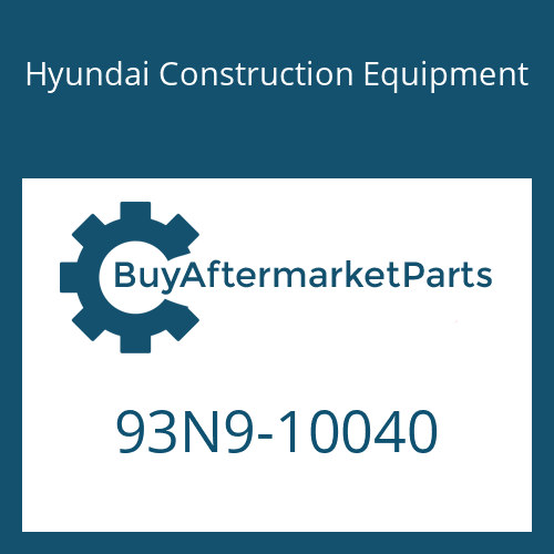 93N9-10040 Hyundai Construction Equipment DECAL-MODEL NAME RH