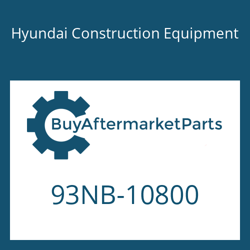 93NB-10800 Hyundai Construction Equipment SERVICE-EMISSION