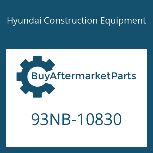 93NB-10830 Hyundai Construction Equipment DECAL-SPECIFICATION SHEET