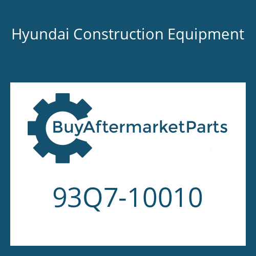 93Q7-10010 Hyundai Construction Equipment DECAL-MODEL NAME