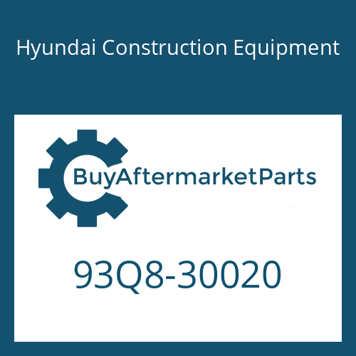 93Q8-30020 Hyundai Construction Equipment SERVICE MANUAL