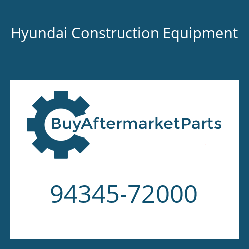 94345-72000 Hyundai Construction Equipment O-RING, WATER OUT PIPE