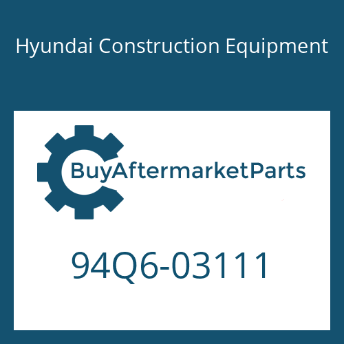 94Q6-03111 Hyundai Construction Equipment DECAL-LIFT CHART