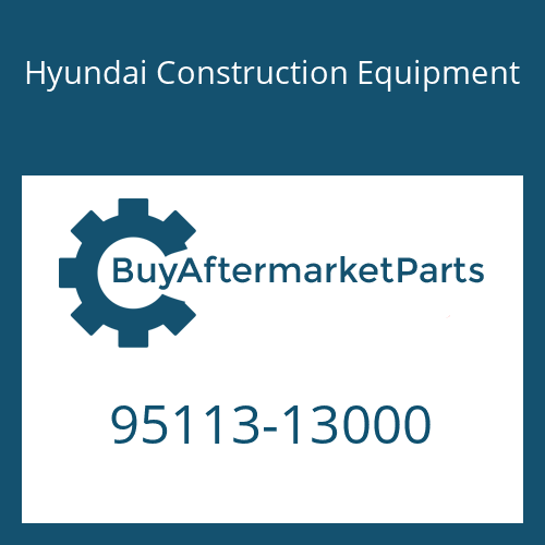 95113-13000 Hyundai Construction Equipment O-RING