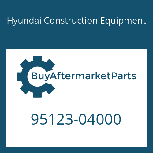 95123-04000 Hyundai Construction Equipment O-RING