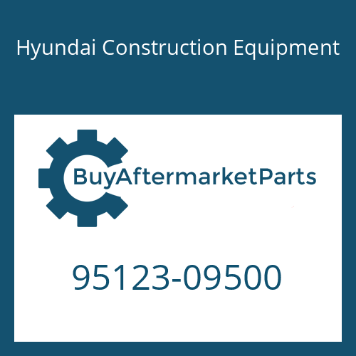 95123-09500 Hyundai Construction Equipment O-RING