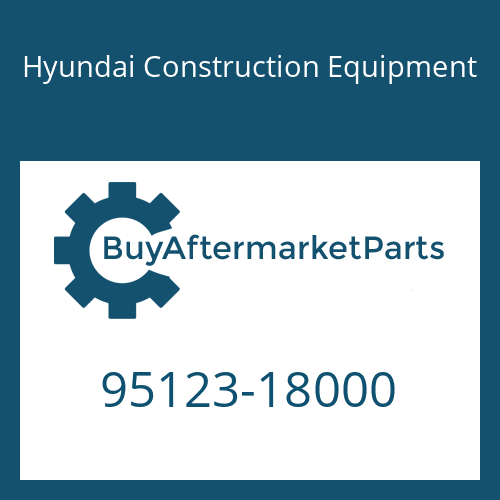 95123-18000 Hyundai Construction Equipment O-RING