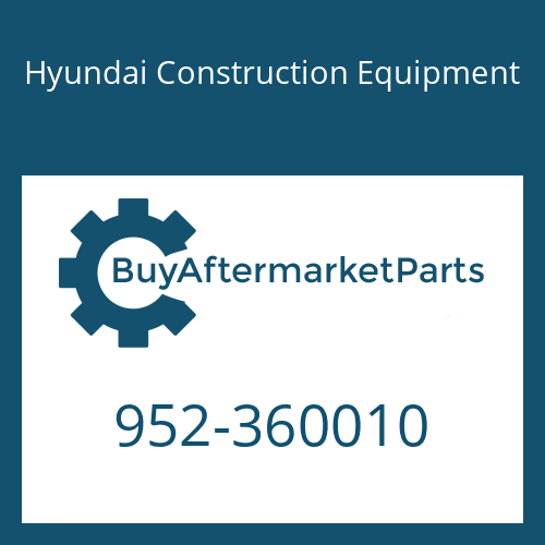 952-360010 Hyundai Construction Equipment TOOTH