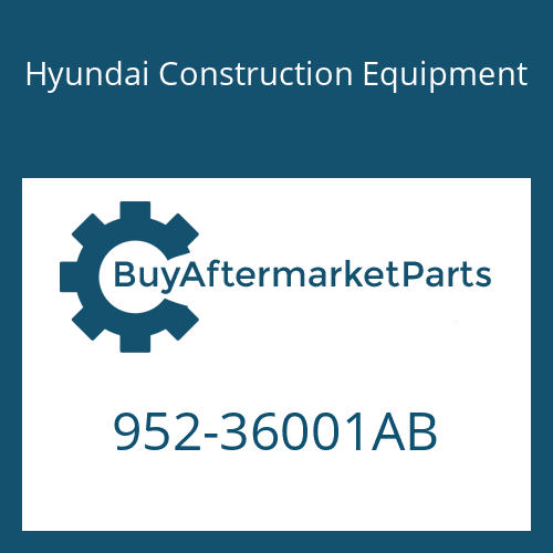 952-36001AB Hyundai Construction Equipment TOOTH