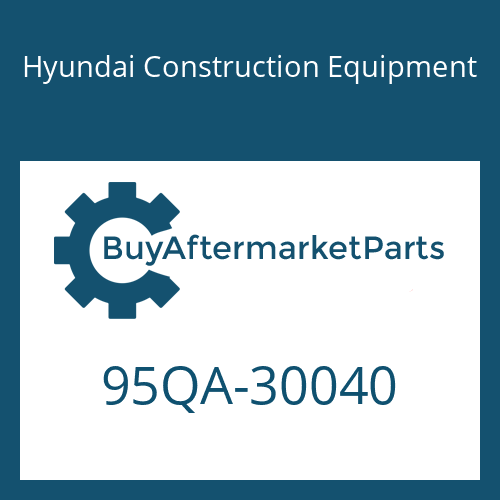 95QA-30040 Hyundai Construction Equipment MANUAL-OPERATOR