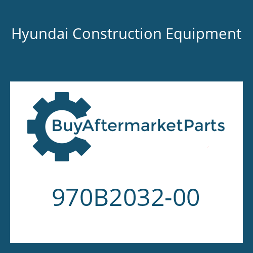 970B2032-00 Hyundai Construction Equipment THRUST PLATE