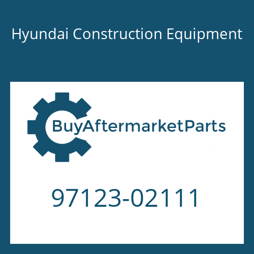 97123-02111 Hyundai Construction Equipment PLUG