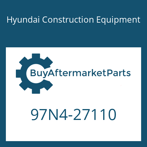 97N4-27110 Hyundai Construction Equipment DECAL-MODEL NAME,LH