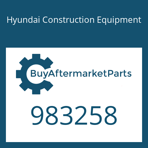 983258 Hyundai Construction Equipment BOLT HEX HD