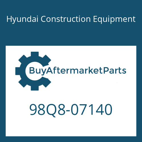 98Q8-07140 Hyundai Construction Equipment DECAL-LIFTING CHART