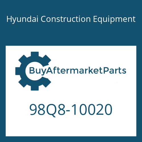 98Q8-10020 Hyundai Construction Equipment DECAL-MODEL NAME