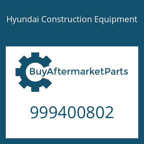 999400802 Hyundai Construction Equipment NUT