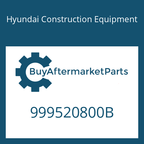 999520800B Hyundai Construction Equipment WASHER