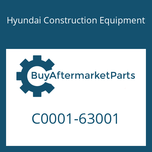 C0001-63001 Hyundai Construction Equipment CAP