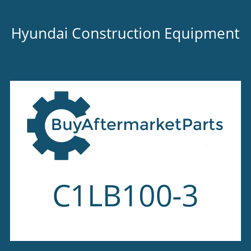 C1LB100-3 Hyundai Construction Equipment TUBE ASSY