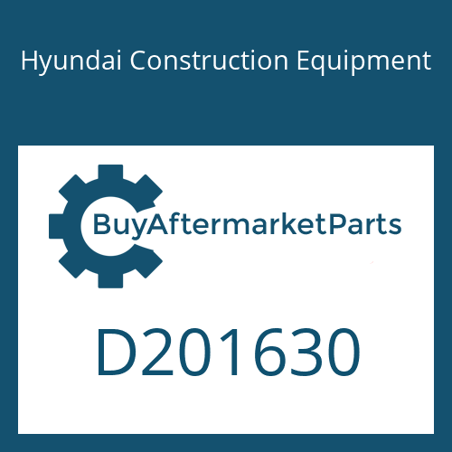 D201630 Hyundai Construction Equipment RING-O