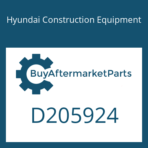 D205924 Hyundai Construction Equipment RIVET SCREW