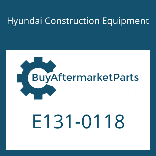 E131-0118 Hyundai Construction Equipment BRACKET