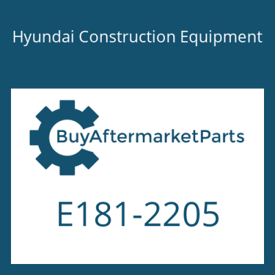 E181-2205 Hyundai Construction Equipment SHAFT-ROLLER