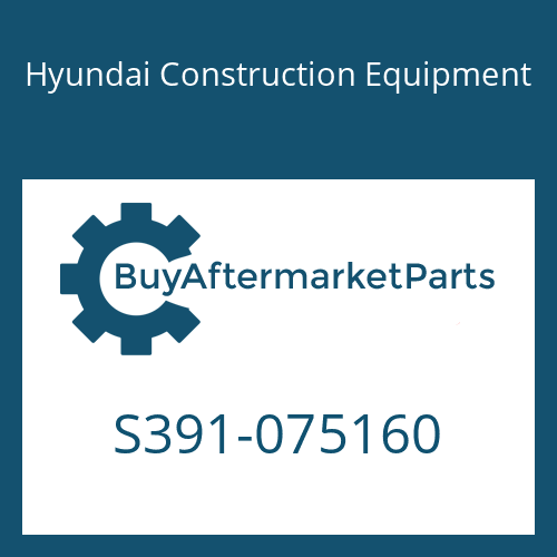 Hyundai Construction Equipment S391-075160 - SHIM-ROUND 1.0 for Heavy Equipment