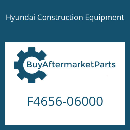 F4656-06000 Hyundai Construction Equipment ELBOW