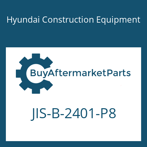 JIS-B-2401-P8 Hyundai Construction Equipment O-RING