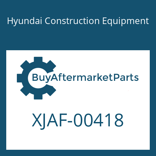XJAF-00418 Hyundai Construction Equipment PLUG-DRAIN