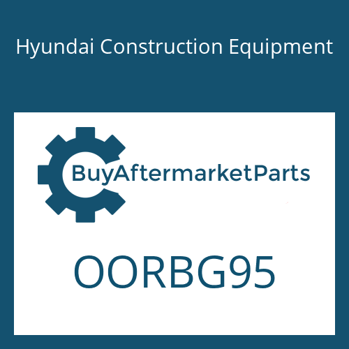 OORBG95 Hyundai Construction Equipment O-RING