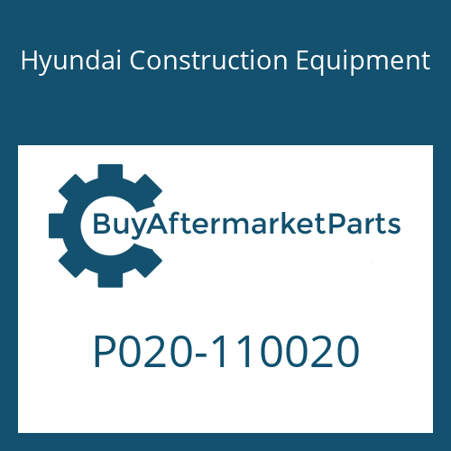 P020-110020 Hyundai Construction Equipment ELBOW-90