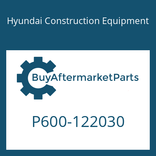 P600-122030 Hyundai Construction Equipment HOSE ASSY-THD