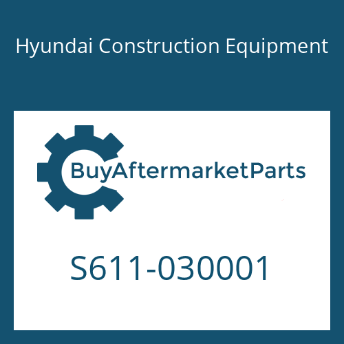 S611-030001 Hyundai Construction Equipment O-RING