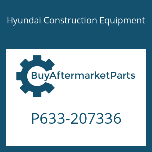 P633-207336 Hyundai Construction Equipment HOSE ASSY-THD&FLG