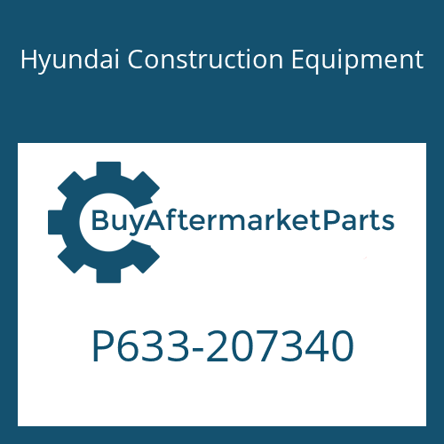 P633-207340 Hyundai Construction Equipment HOSE ASSY-THD&FLG