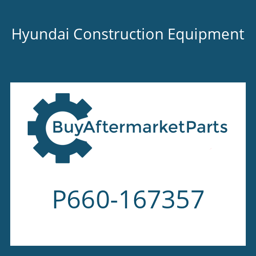 P660-167357 Hyundai Construction Equipment HOSE ASSY-THD,FLG