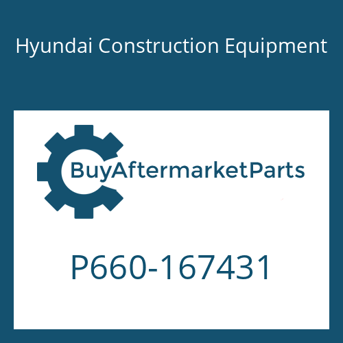 P660-167431 Hyundai Construction Equipment HOSE ASSY-THD&FLG