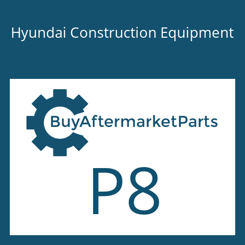 P8 Hyundai Construction Equipment O-RING