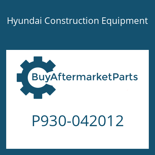 P930-042012 Hyundai Construction Equipment HOSE ASSY-ORFS&THD