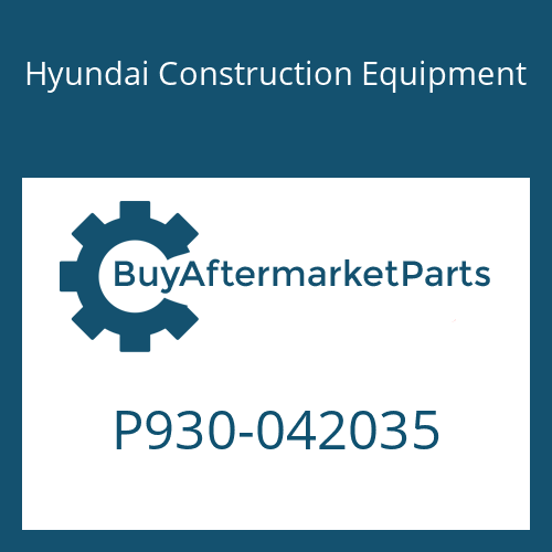 P930-042035 Hyundai Construction Equipment HOSE ASSY-ORFS&THD