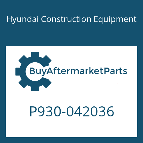 P930-042036 Hyundai Construction Equipment HOSE ASSY-ORFS&THD