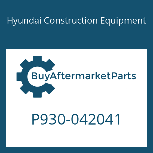 P930-042041 Hyundai Construction Equipment HOSE ASSY-ORFS&THD