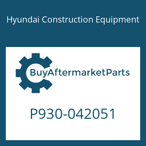 P930-042051 Hyundai Construction Equipment HOSE ASSY-ORFS&THD