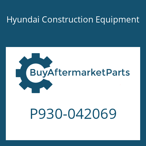 P930-042069 Hyundai Construction Equipment HOSE ASSY-ORFS&THD