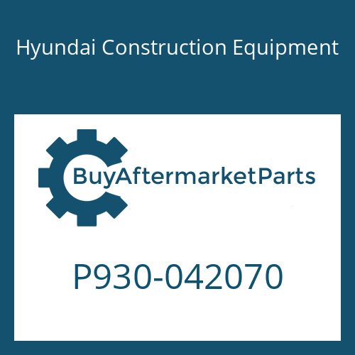 P930-042070 Hyundai Construction Equipment HOSE ASSY-ORFS&THD